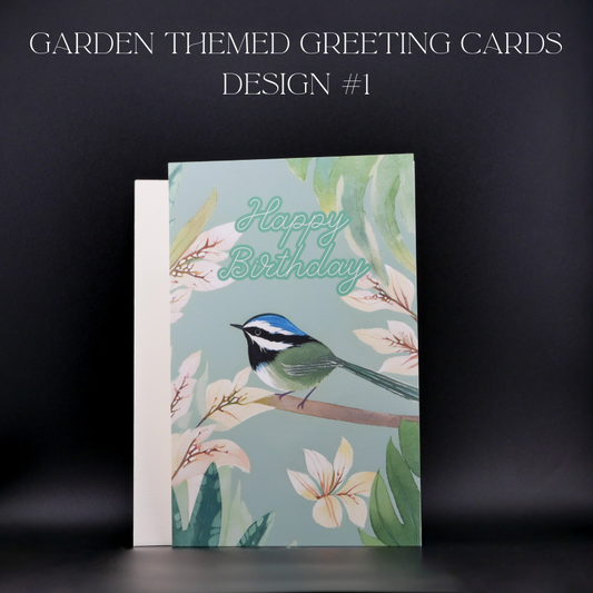 Greeting Card + Envelope (Garden Themed)